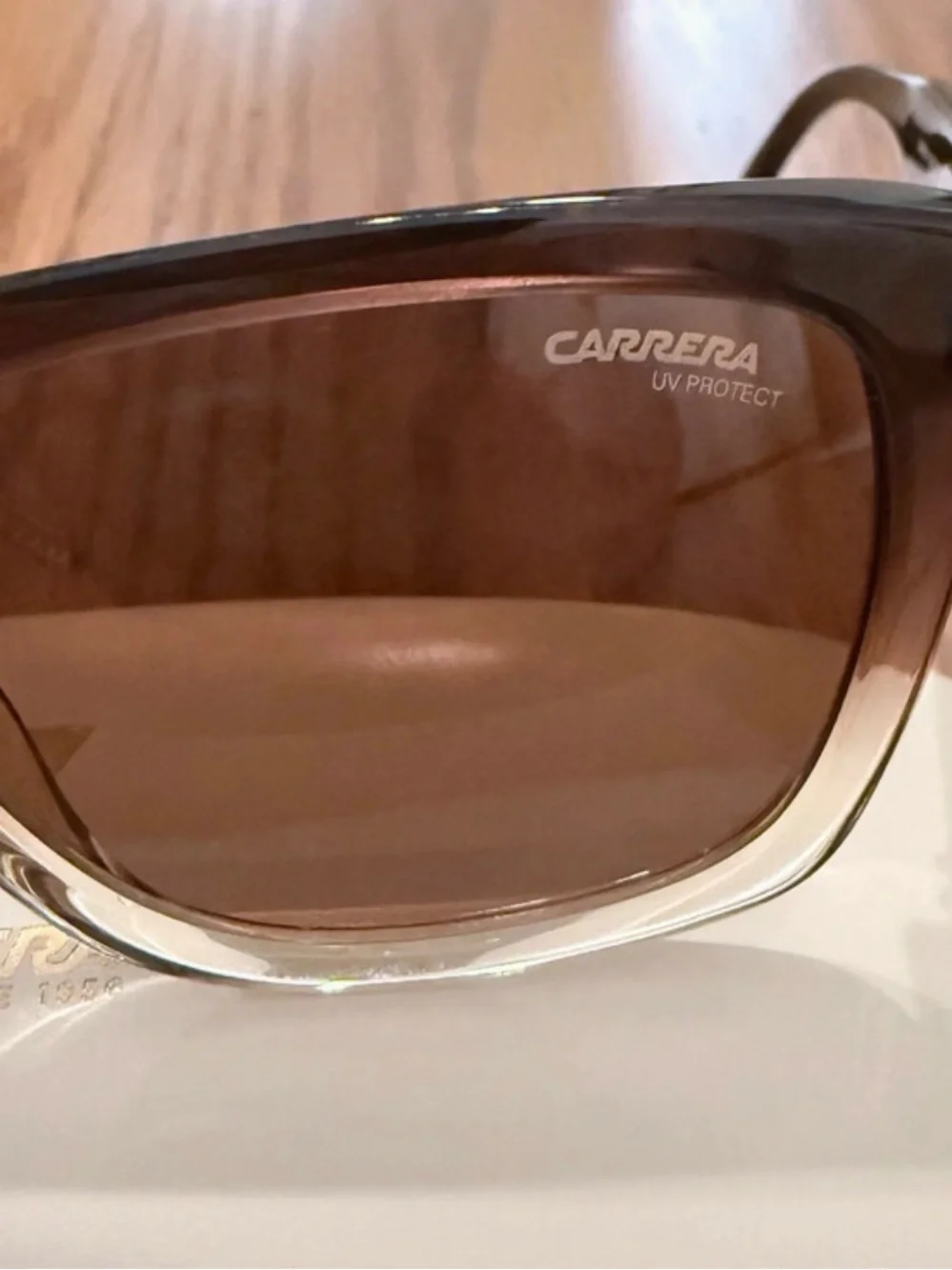 Carrera 266/S Rectangle Sunglasses Brown/Beige unisex